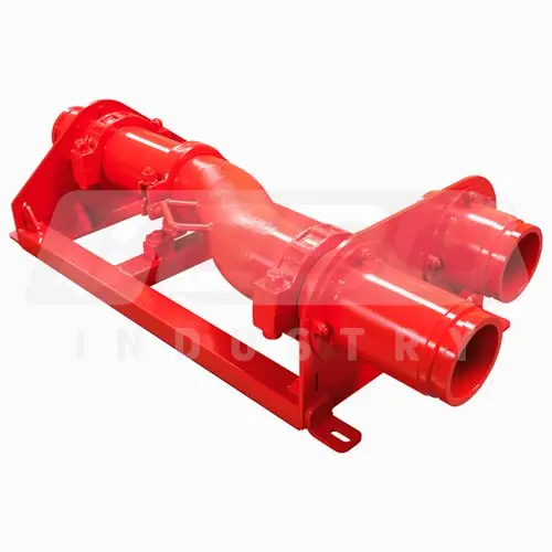 Desviador manual ''S'' DN125-SK, 1 entrada - 2 salidas (SMVD)